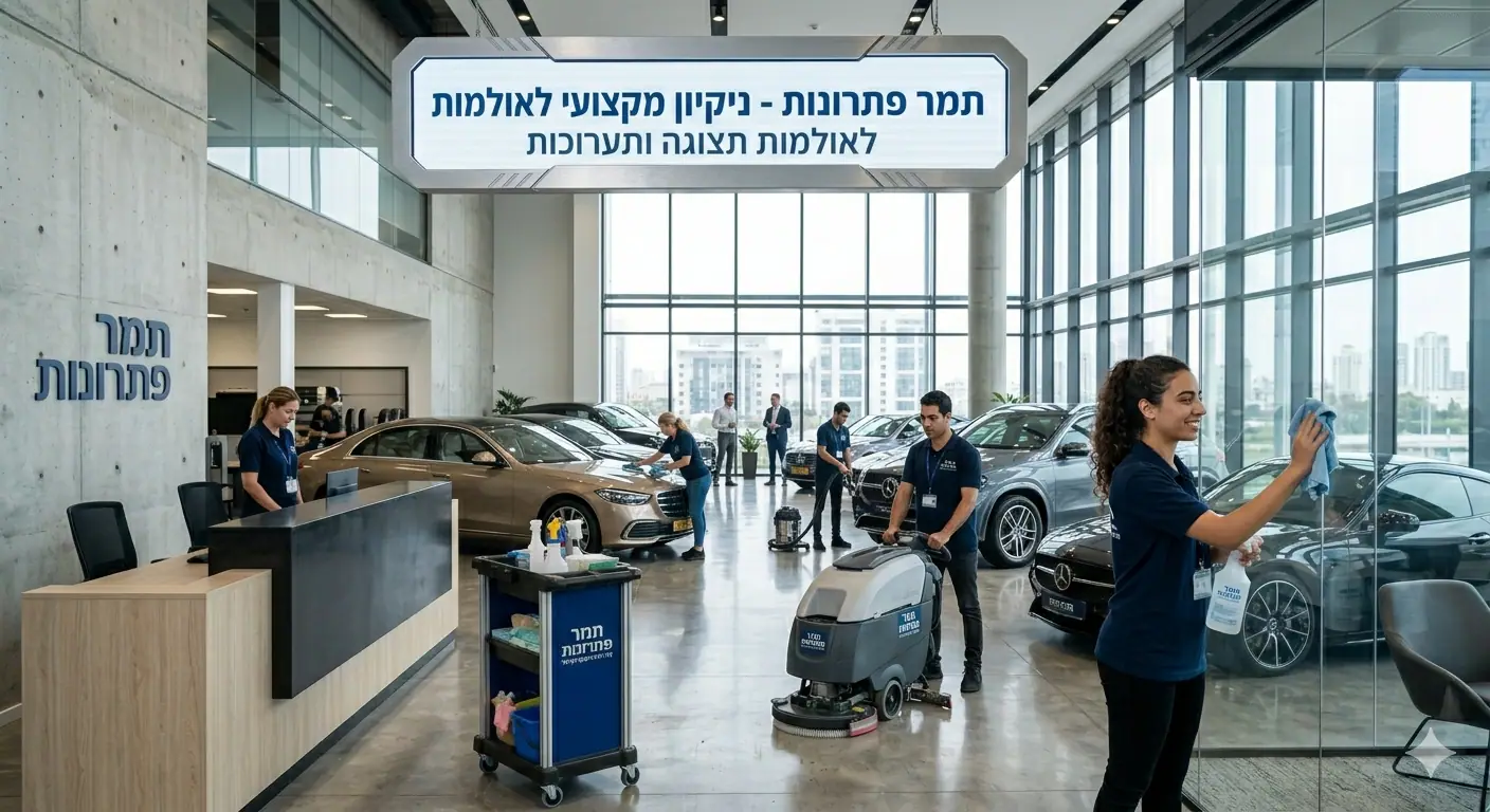ניקיון אולמות תצוגה