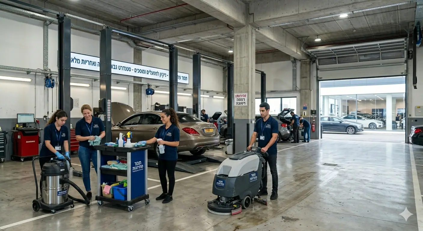 ניקיון מוסכים